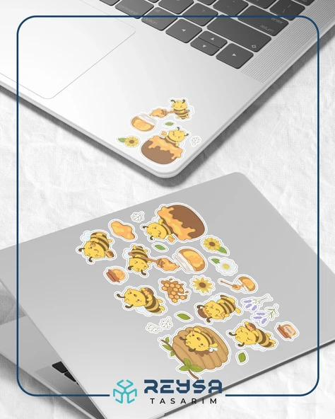 Arı Bal Sticker Set - 3