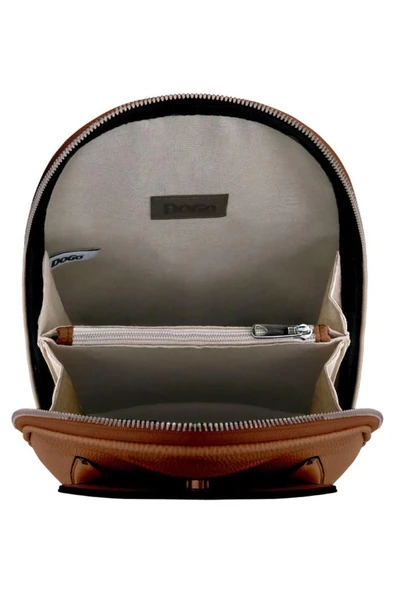 Kadın Vegan Deri Kahverengi Sırt Çantası - Explore Tasarım - 4