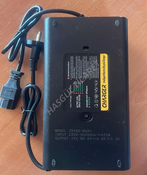 Hsgl Elektrikli Bisiklet E bike Tam Otomatik Devre Kesicili Şarj Cihazı  72 Volt 80 Amper - 4