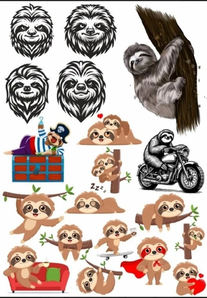 Tembel Hahyvan Sticker SEt