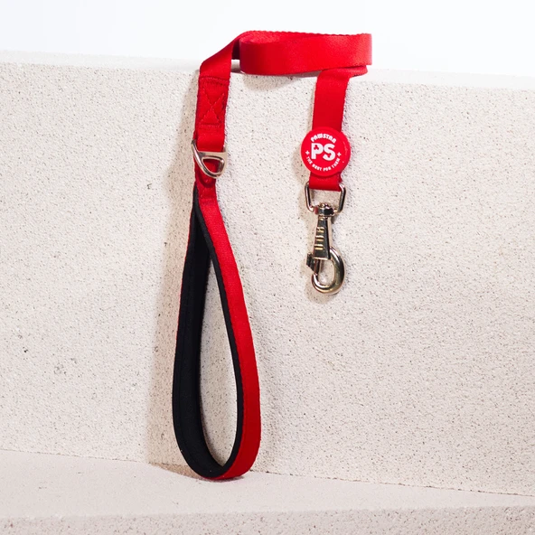 Pawstar Kırmızı Köpek Gezdirme Kayışı 120 cm x 2 cm - 2