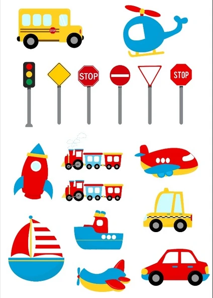 Araçlar Sticker Set