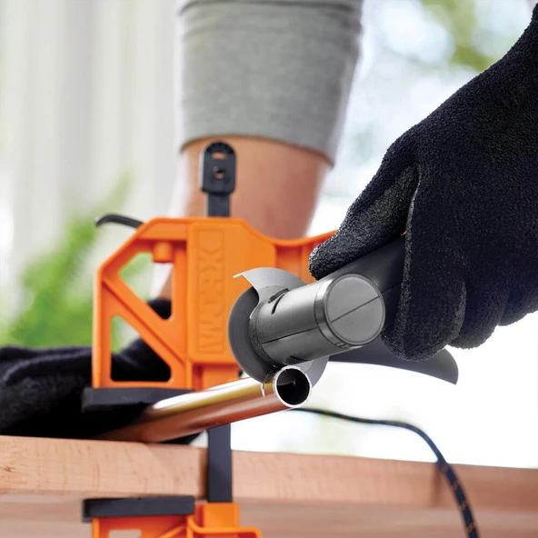 WORX WX741.9 MAKERX 20Volt Kömürsüz Profesyonel 50mm Avuç Taşlama + 3 Aksesuar (Akü Dahil Değildir) - 10
