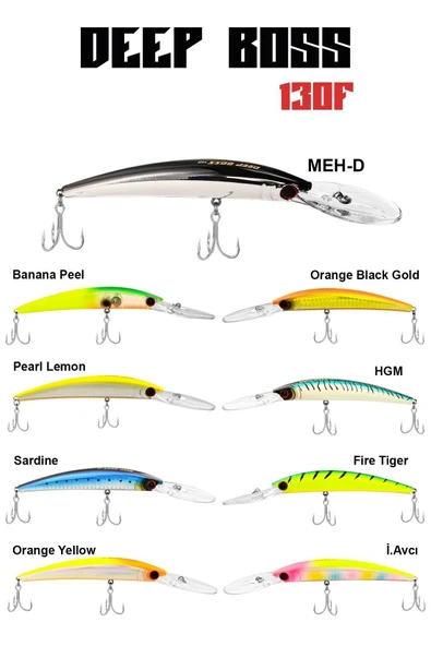 Fujin DeepBoss 130F 24gr Maket Balık ürün görseli 1