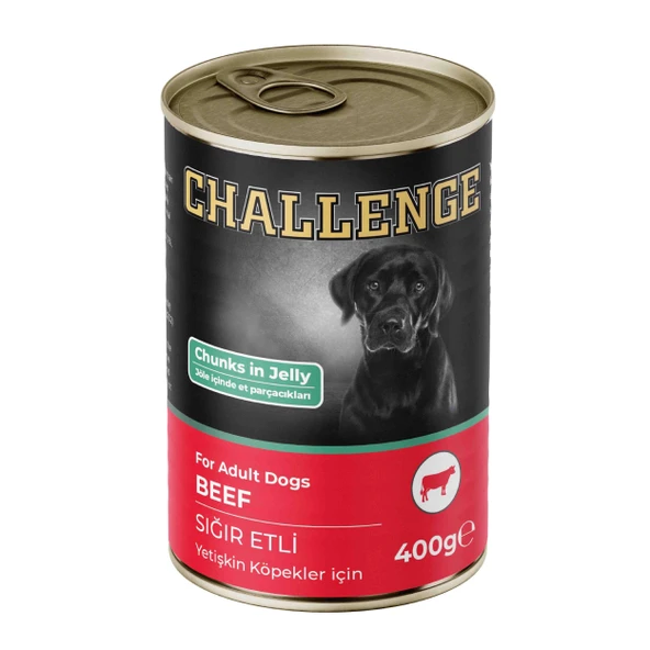 Challenge Sığır Etli Köpek Konservesi 400 g