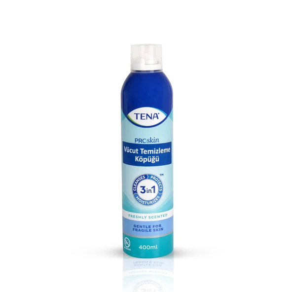 Tena Vücut Temizleme Köpüğü Susuz Temizleme Onarım Koruma 400ml - 2