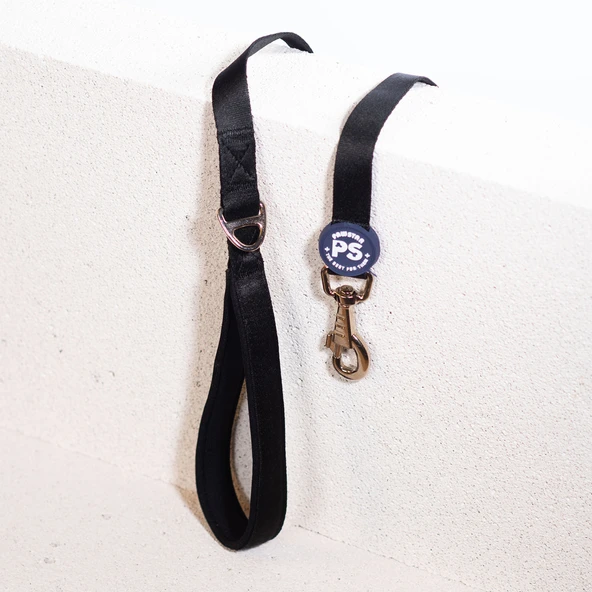 Pawstar Siyah Köpek Gezdirme Kayışı 120 cm x 2 cm - 2