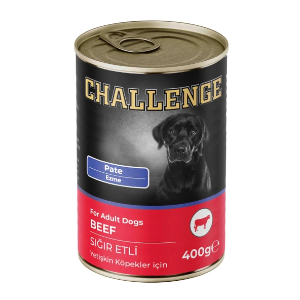 Challenge Sığır Etli Pate Köpek Konservesi 400 g