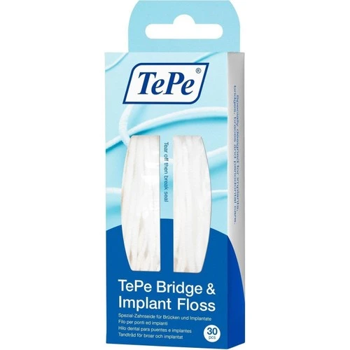 Tepe Diş İpi Bridge & Implant Floss 30'Lu T160