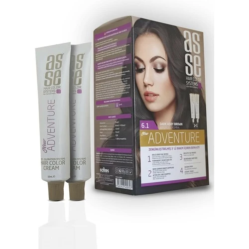 Asse Adventure Set Boya No:6.1 Koyu Küllü Kumral 50 Ml+50 Ml