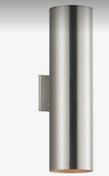 Demet habek mylights  gunisigi LED ampullü çift yonlu inox LED aplik duvar aplik gece lambası