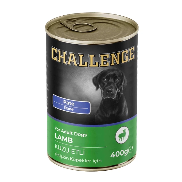 Challenge Kuzu Etli Pate Köpek Konservesi 400 g