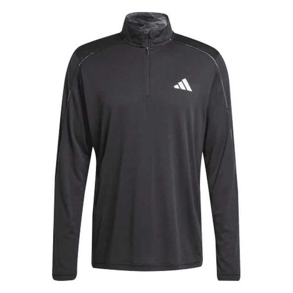 Adidas JE5695 Camo 1/4 Zip Erkek Spor Tişört - Resim 6