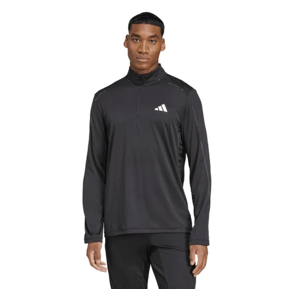 Adidas JE5695 Camo 1/4 Zip Erkek Spor Tişört
