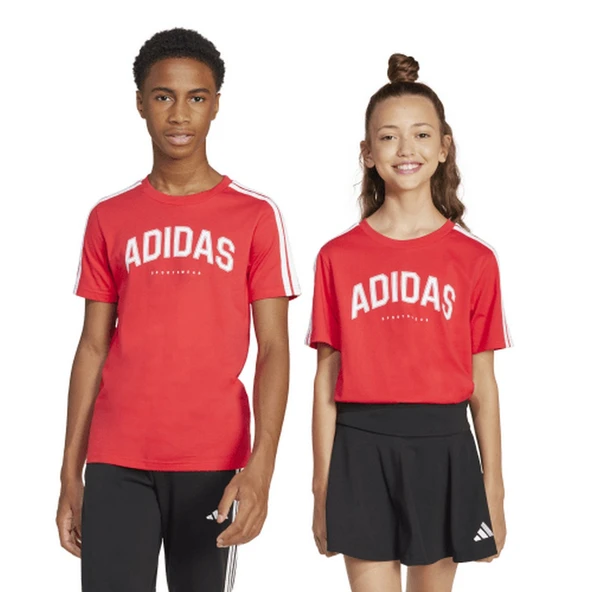 Adidas JI6673 J C Colleg Çocuk Spor Tişört - Resim 7