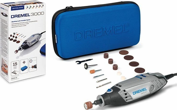 DREMEL 3000 JC Hobi Gravür Seti 15 Parça Setli - 3