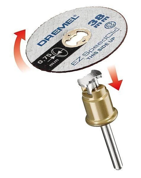 DREMEL SC409 Speedclick Kesme Diski 38 mm 5 Adet ürün görseli