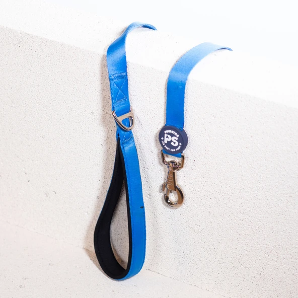 Pawstar Mavi Köpek Gezdirme Kayışı 120 cm x 2 cm - 2