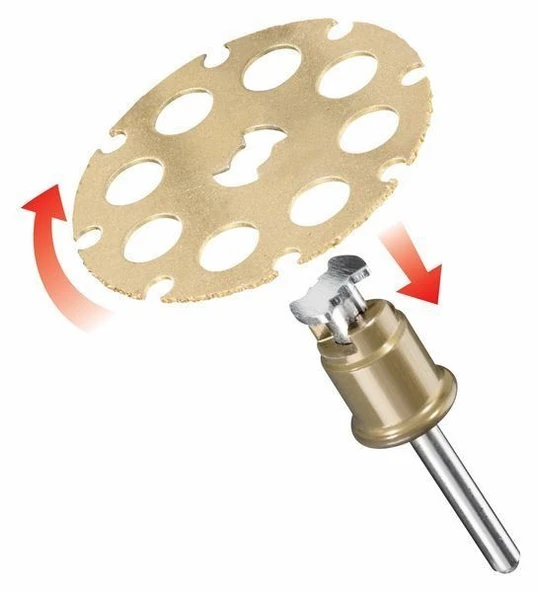 DREMEL SC544 Speedclick Ahşap Kesme Diski 38 mm - 4