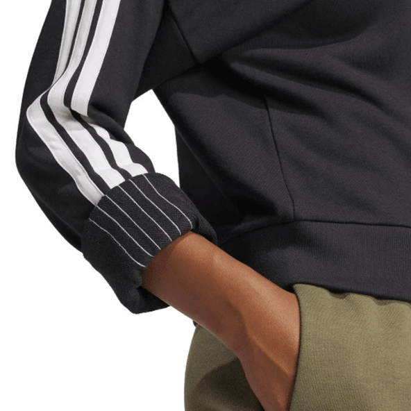 Adidas JE0027 W 3S Ft Vn Swt Kadın Sweatshirt - 5