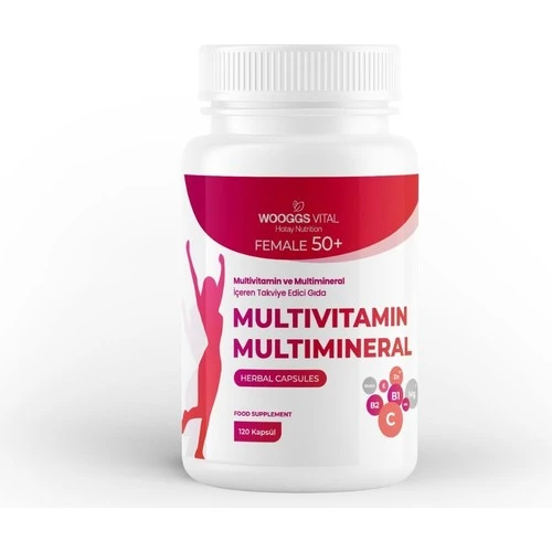 Wooggs Vıtal Multıvıtamın Ve Multımıneral Female 50+ Iteg 120 Kapsul