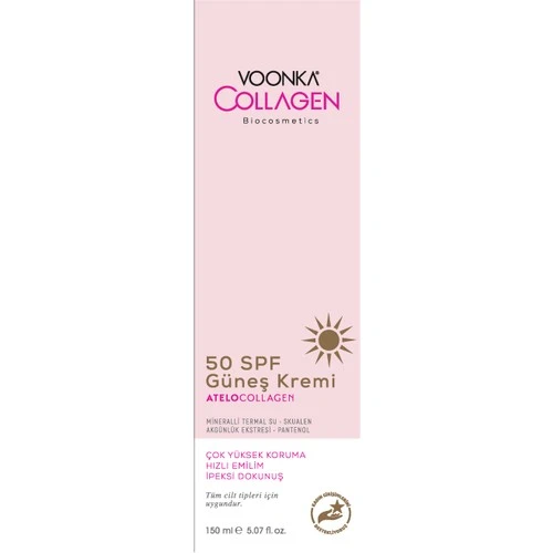 Voonka Bıocosmetıcs 50 Spf Gunes Kremı