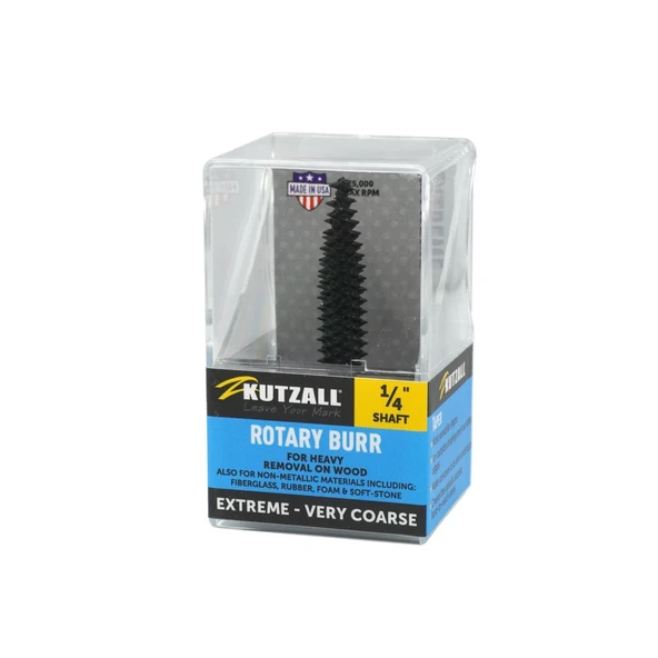 KUTZALL TX-14-C Kalın Diş Konik Çam Tipi Törpü (6.3 mm Sap) - Resim 4