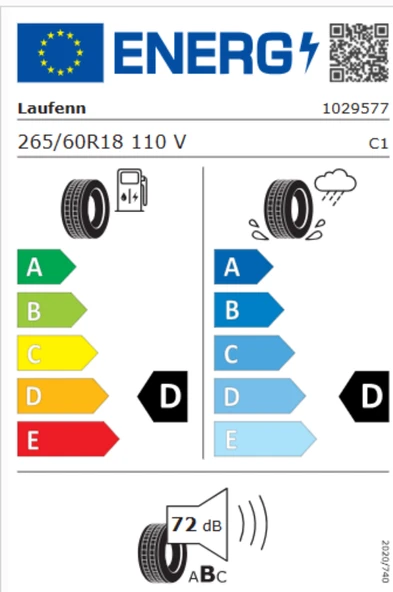 Laufenn LD01 X FIT HT 265/60R18 110V M+S 4x4 Yaz Lastiği (Üretim Yılı: 2025) - Resim 2