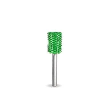 SABURTOOTH 18C14SE-50 Silindir Tip Düz Sonlu 6.35 mm Törpü Kalın Diş (Sap:3.2 mm) - 6