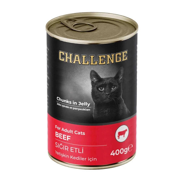 Challenge Sığır Etli Kedi Konservesi 400 g