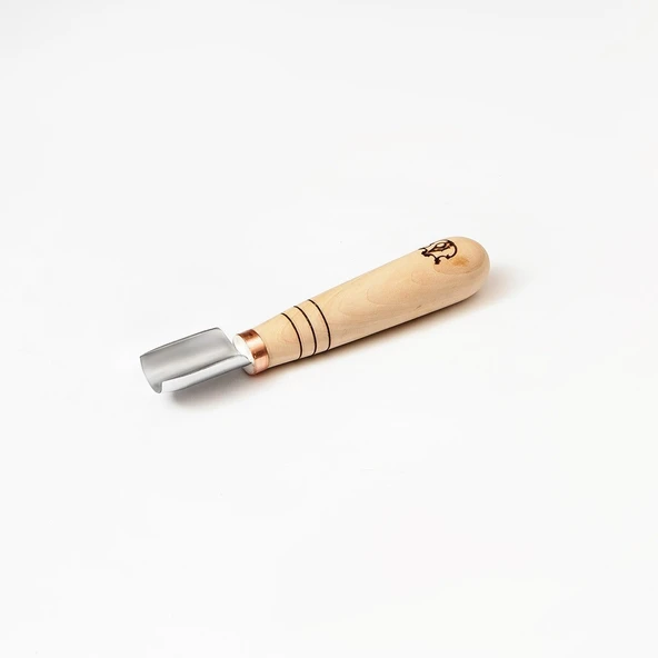 STRYI 390920 Kısa Tip Oluklu Ahşap Oyma Iskarpelası 20 mm ürün görseli