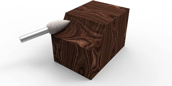 KUTZALL FLX-14-EC Ekstra Kalın Diş Alev Tipi Törpü (3.1 mm Sap) - Resim 11