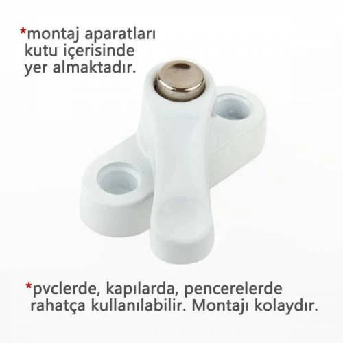 Pvc Kapı Pencere Emniyet Kilidi - ÇELİK - 2