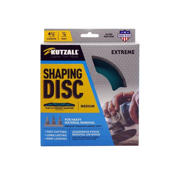 KUTZALL SD412X70 Orta Diş Düz Törpü 115 mm (Taşlama İçin) - 12