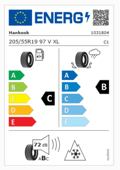 Hankook 205/55R19 97V XL Kinergy 4S 2 Oto 4 Mevsim Lastiği (Üretim Yılı:2025) - Resim 2