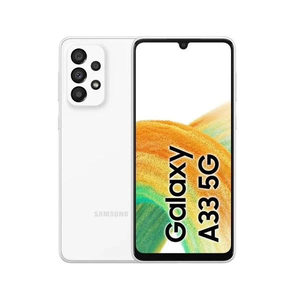 Samsung Galaxy A33 5G Beyaz 128 GB 8 GB Ram YENİLENMİŞ ÜRÜN (Sıfır Gibi)