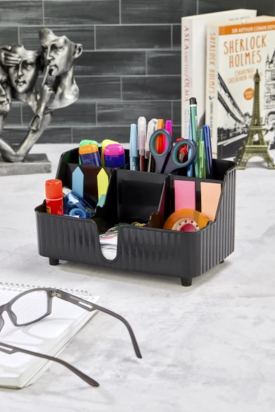 VİP LİFE HOME MARKA LİNE ÇOK AMAÇLI MASA ÜSTÜ KALEMLİK - TAKI -MAKYAJ DÜZENLEYİCİ - 9