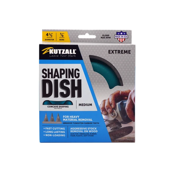 KUTZALL DW412X70 Orta Diş Çanak Törpü 115 mm (Taşlama İçin) - 4