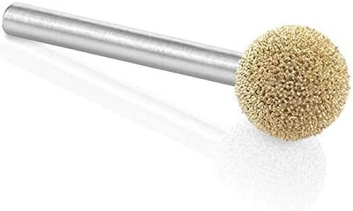 KUTZALL S-38-EG İnce Diş Yuvarlak Törpü (3.1 mm Sap) - 4