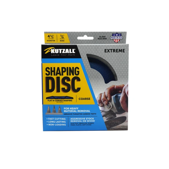 KUTZALL Extreme SD412X90 Kalın Diş Çanak Törpü 115 mm (Taşlama İçin) - Resim 11