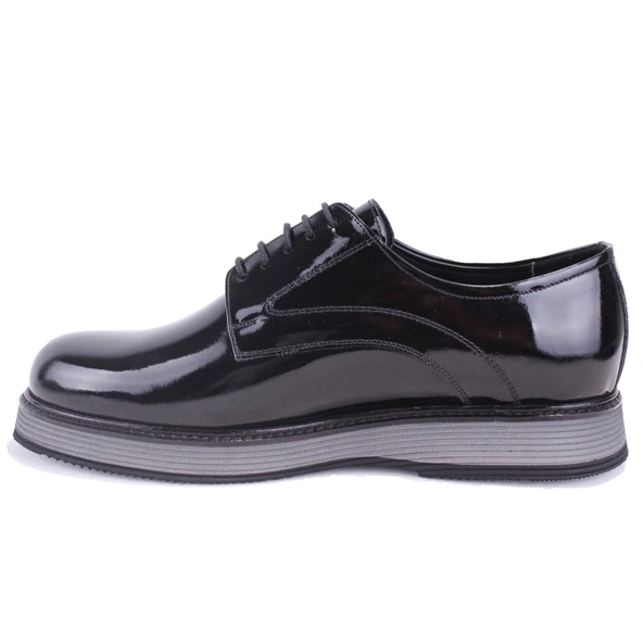 Dagoster DMA78-20801 Siyah Rugan Ortopedik Klasik Spor Erkek Deri Ayakkabı - 3