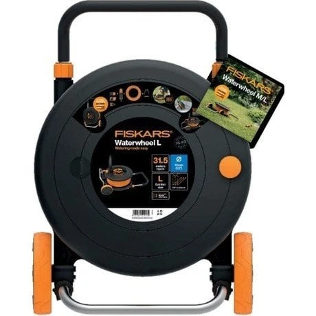 FISKARS Arabalı Bahçe Sulama Hortum Seti 30 Metre (1023644) - 5