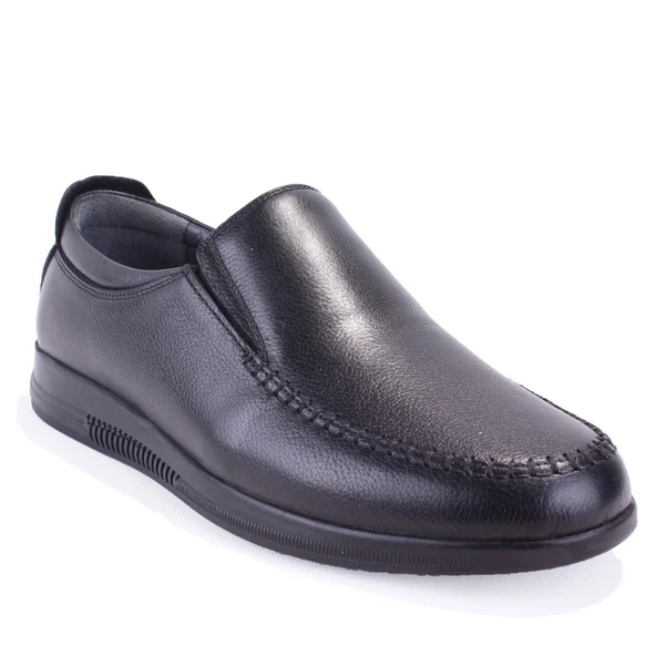 Dagoster DMA08-2005 Siyah Ortopedik Günlük Deri Erkek Ayakkabı