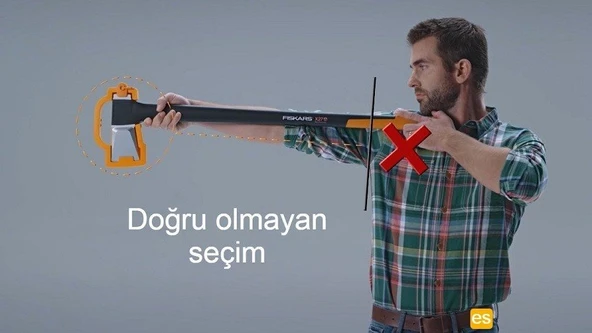 FISKARS X25 XL Yarma Baltası 774 mm (1015643) - 8