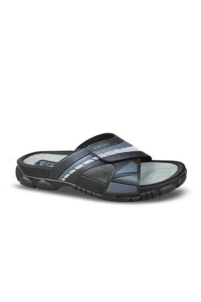 Ceyo 3200-17 Anatomik Taban Erkek Terlik Siyah 40-45