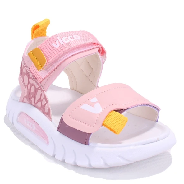 Vicco Dekan 332P25Y203 Pudra Ortopedik Günlük Kız Çocuk Spor Sandalet