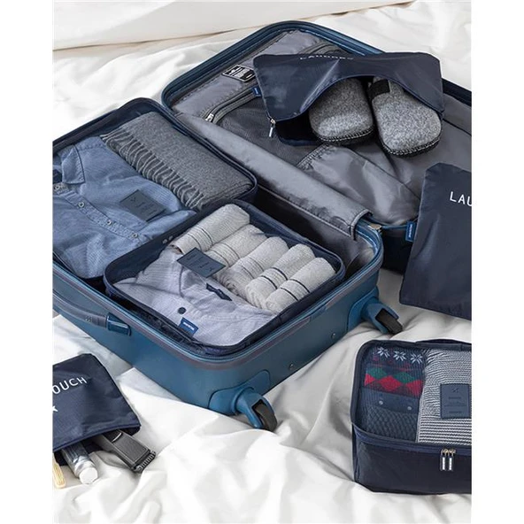 English Home Blare 6'lı Organizer Set Lacivert