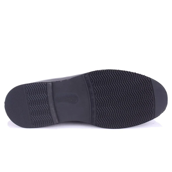 Dagoster DMA78-20823 Siyah Ortopedik Klasik Spor Erkek Deri Ayakkabı - 4