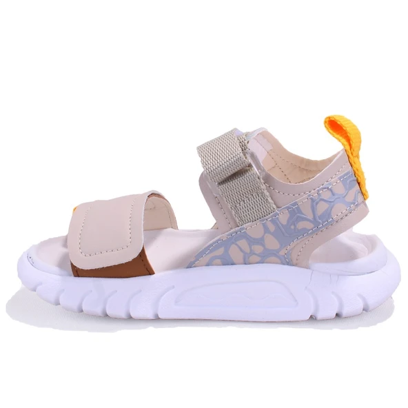 Vicco Dekan 332P25Y203 Bej Ortopedik Günlük Erkek Çocuk Spor Sandalet - Resim 3
