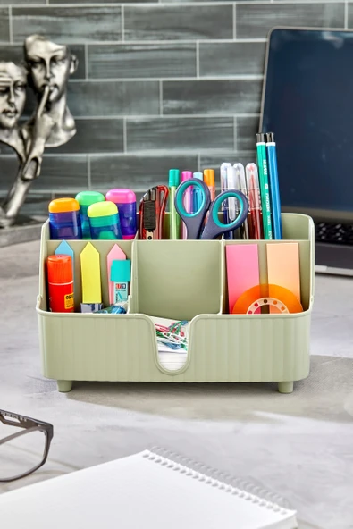 VİP LİFE HOME MARKA LİNE ÇOK AMAÇLI MASA ÜSTÜ KALEMLİK - TAKI -MAKYAJ DÜZENLEYİCİ - 2